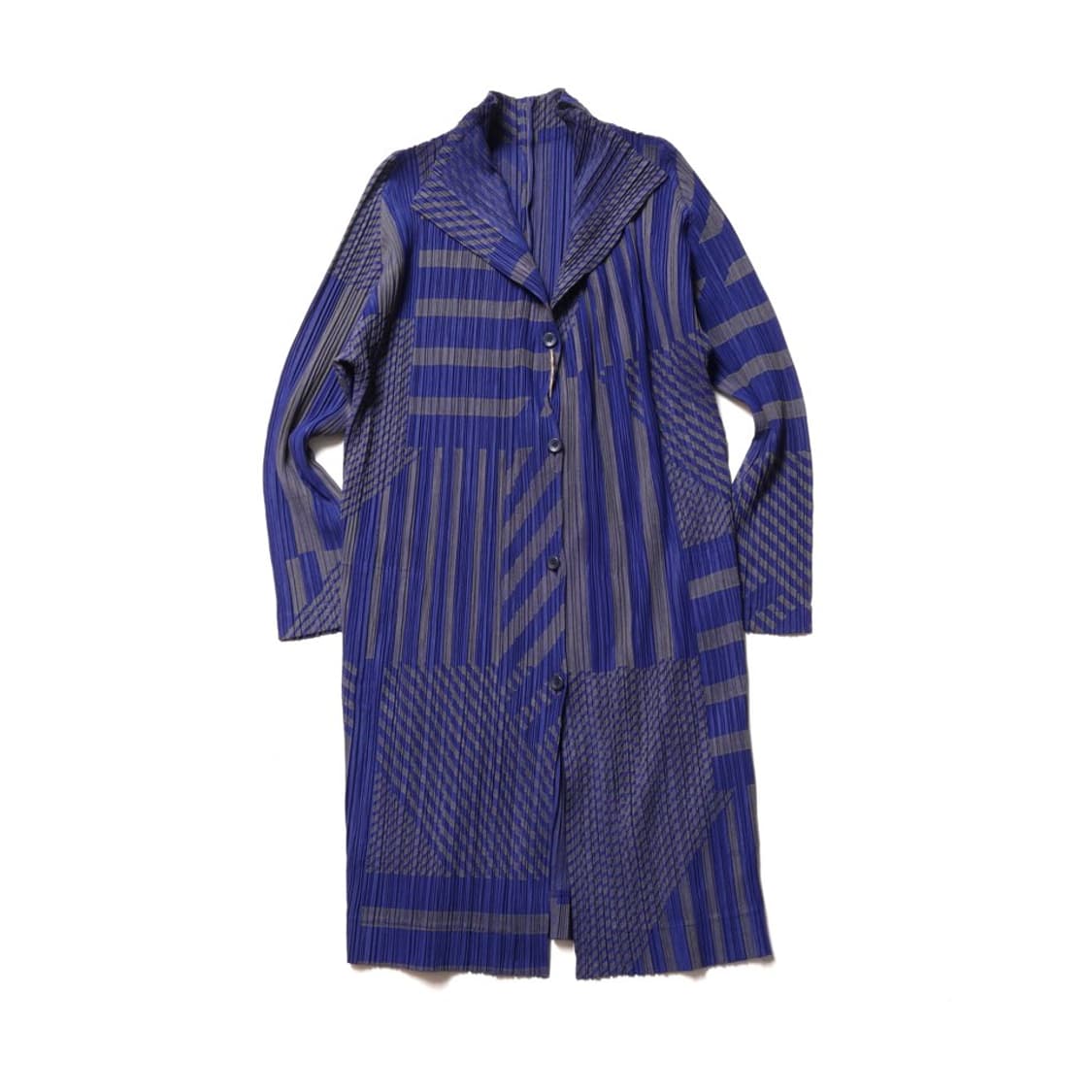 Pleats Please Pattern Pleated Long Cardi 상품이미지1