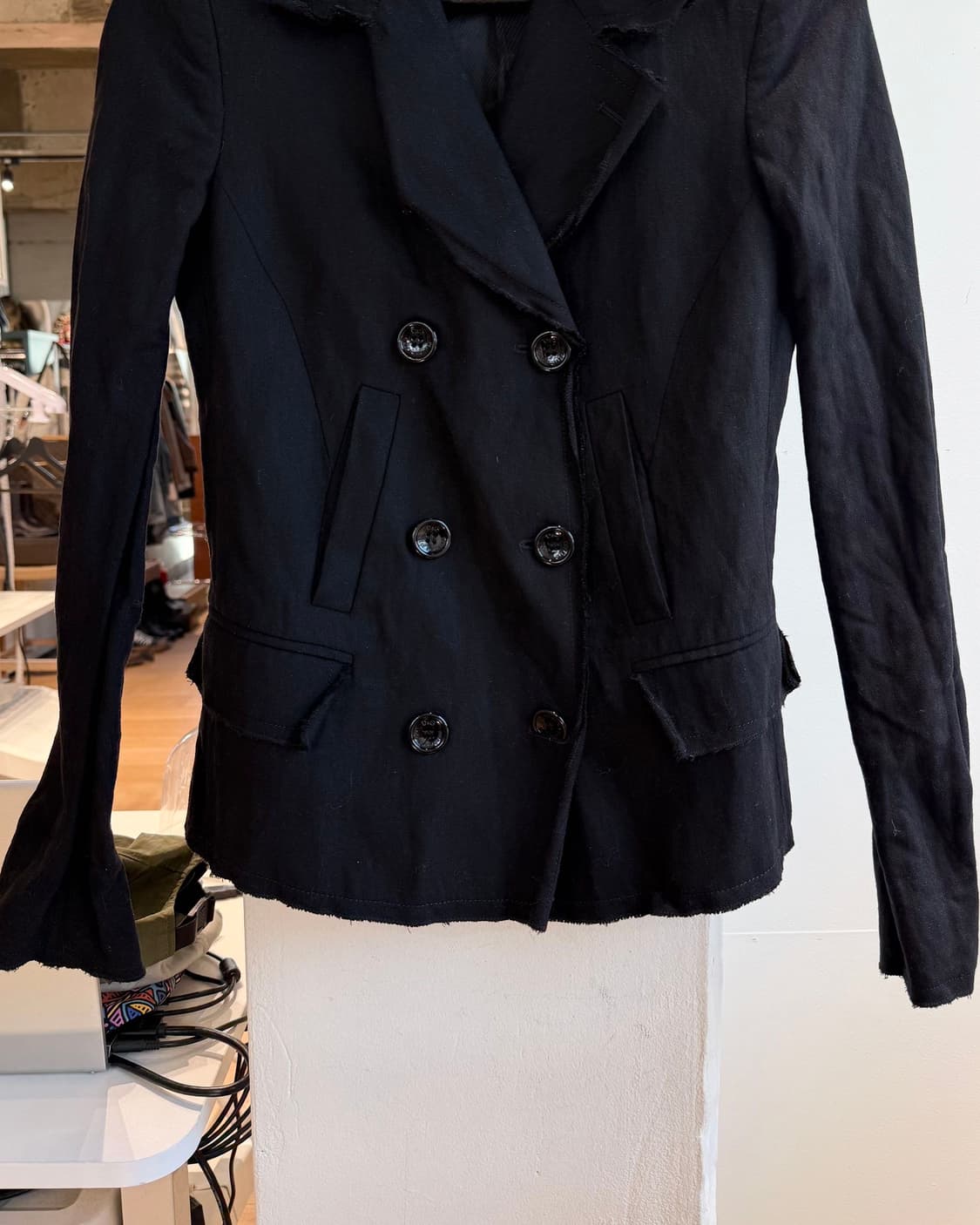 돌체앤가바나 블랙 더블 브레스티드 재킷 상품이미지6