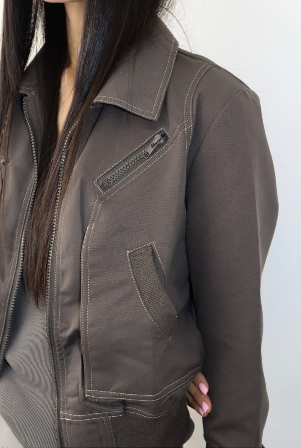 카키 자켓  상품이미지3