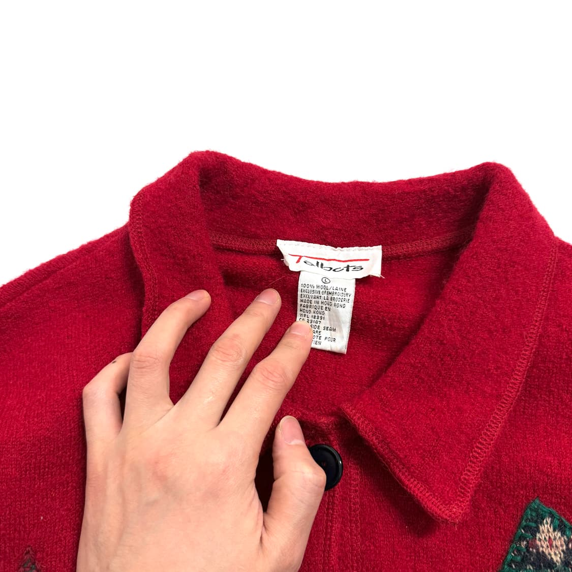 티롤 크리스마스 울 자켓 상품이미지3