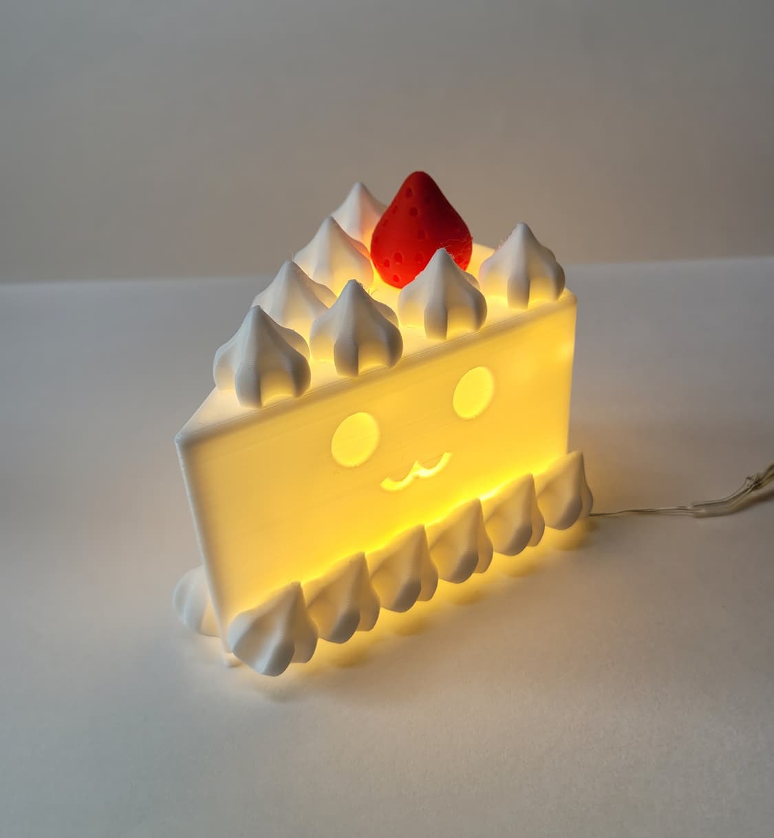 딸기 케이크 3d 램프 led 무드등 조명 y2k 갸루 상품이미지2