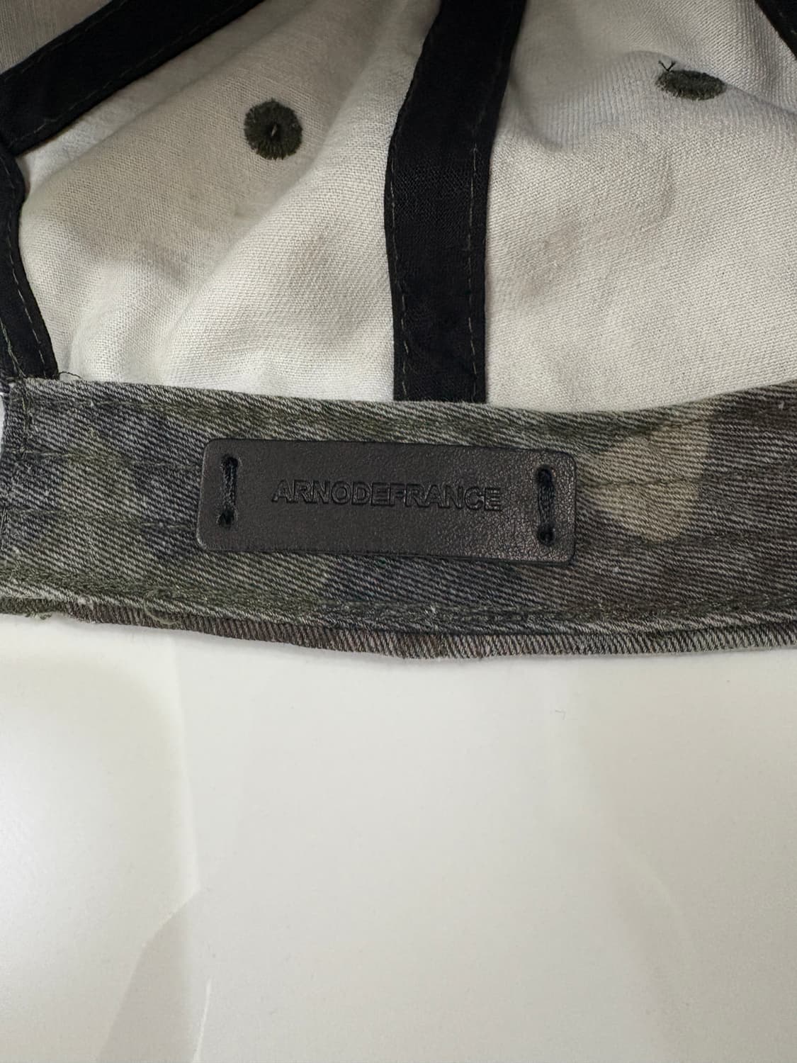 ARNODEFRANCE 빈티지 카모 캡 상품이미지7