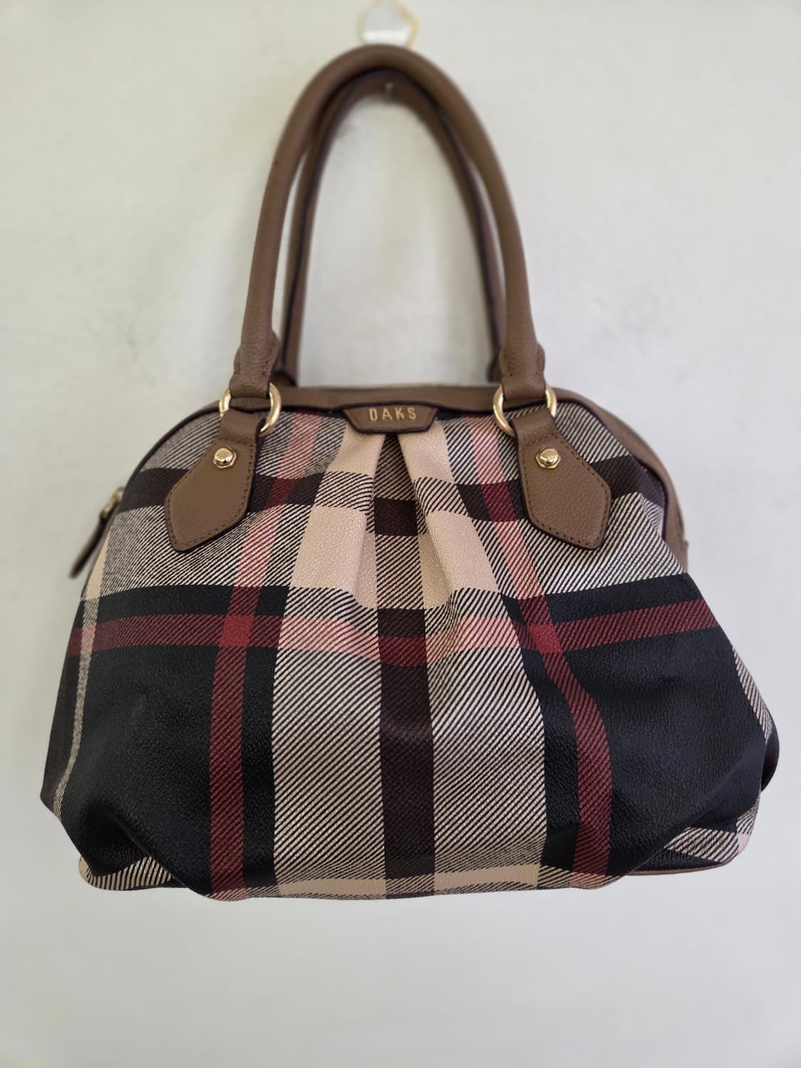 닥스 체크무늬 토트백 상품이미지5