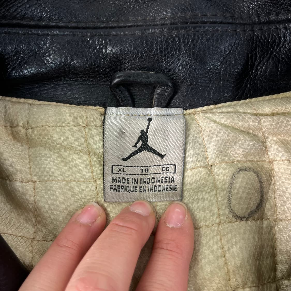 105 조던 90s 빈티지 레더 자켓 상품이미지3