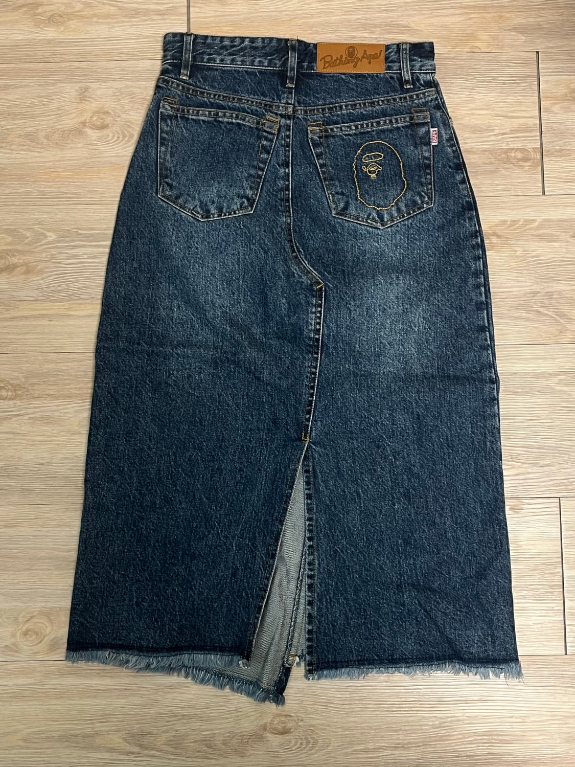 베이프 헤드 데님 스커트 Bape head denim skirt 상품이미지2