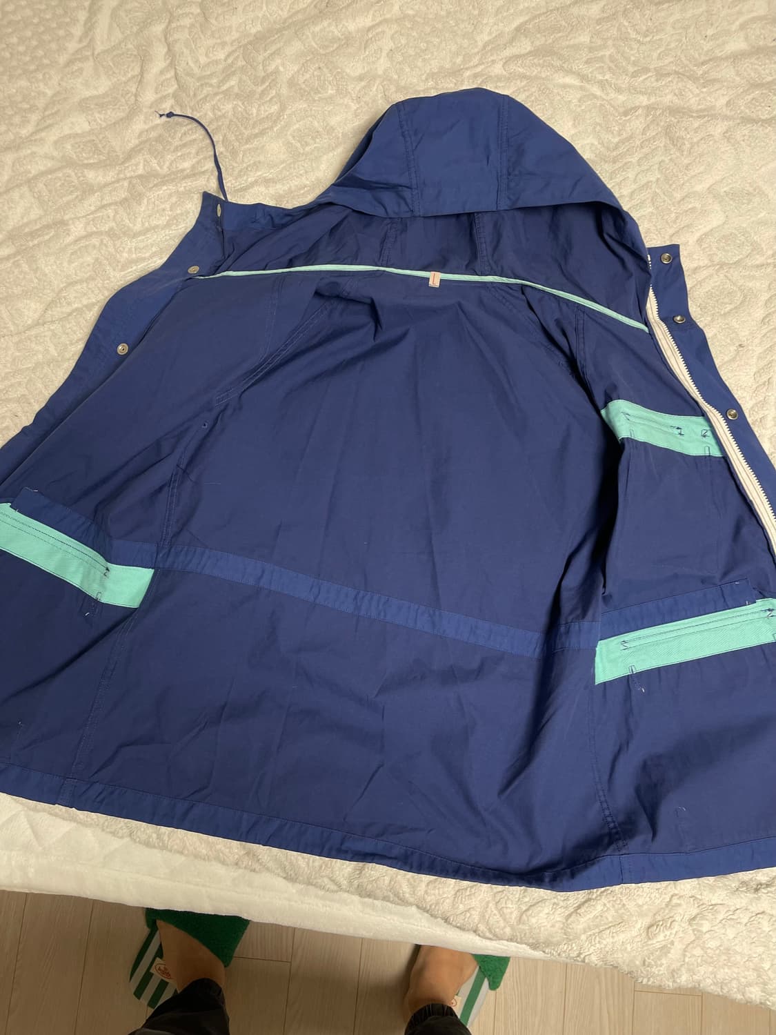 홈그로운서플라이(HGS)후드 자켓 블루L 상품이미지6