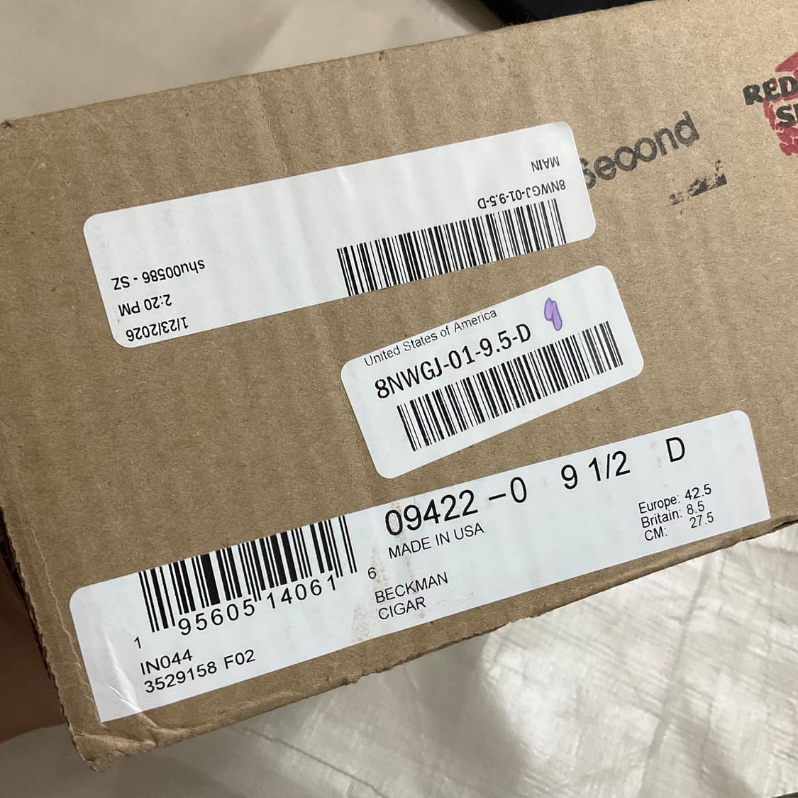 레드윙 벡맨 9422 시가 275 상품이미지10