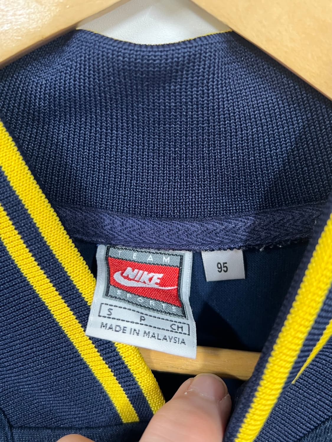 00s 나이키 올드스쿨 미시간 웜업 브이넥 반팔 져지 상품이미지4