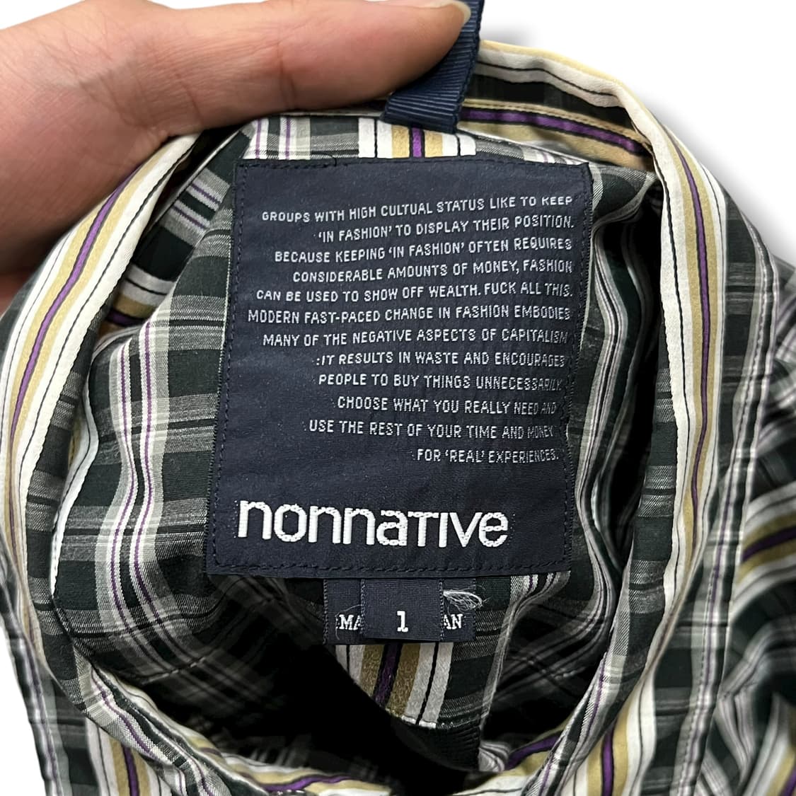  논네이티브 체크 웨스턴 셔츠 y14033 상품이미지7