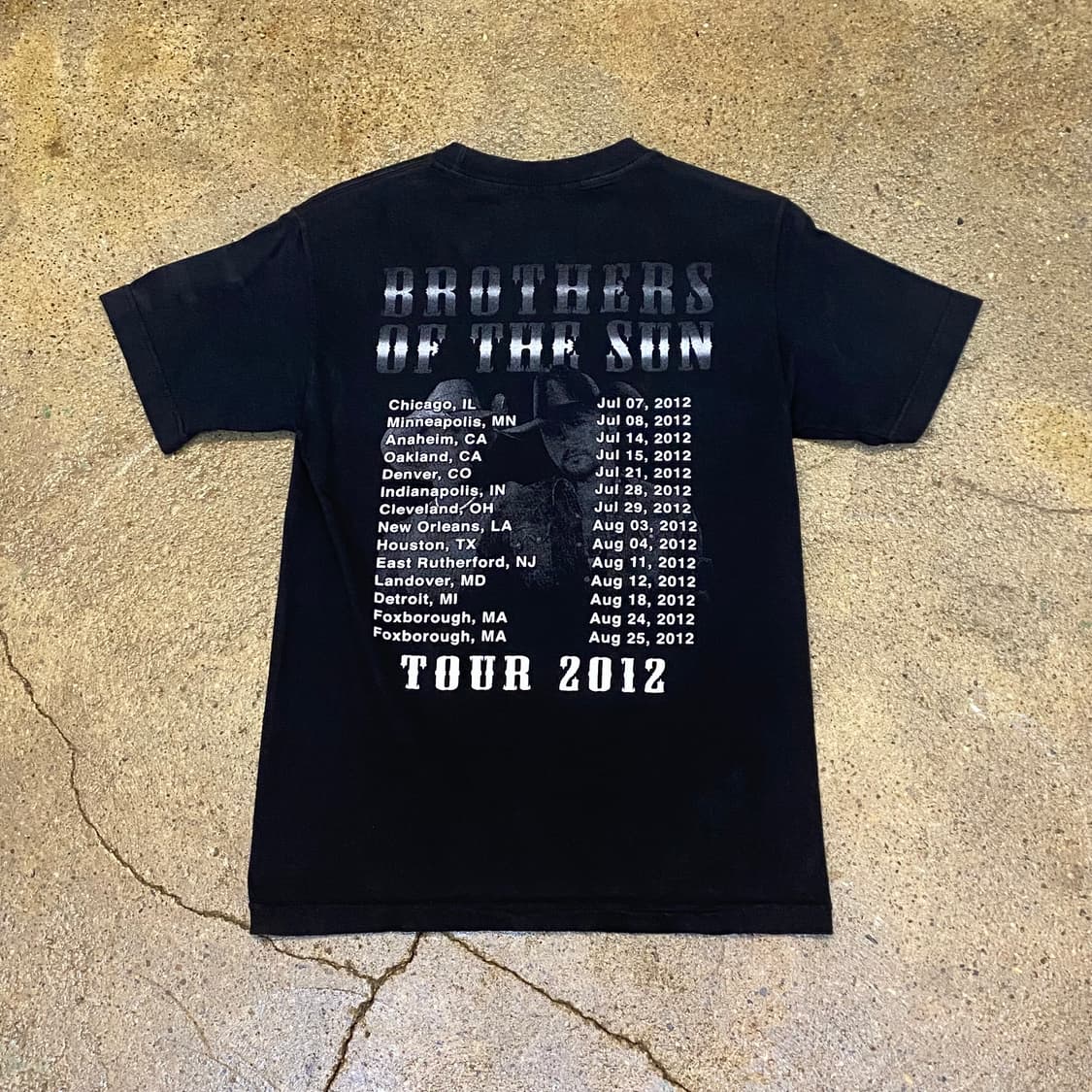 미국 빈티지 브라더스오브더썬 투어 반팔티 락티셔츠 상품이미지5