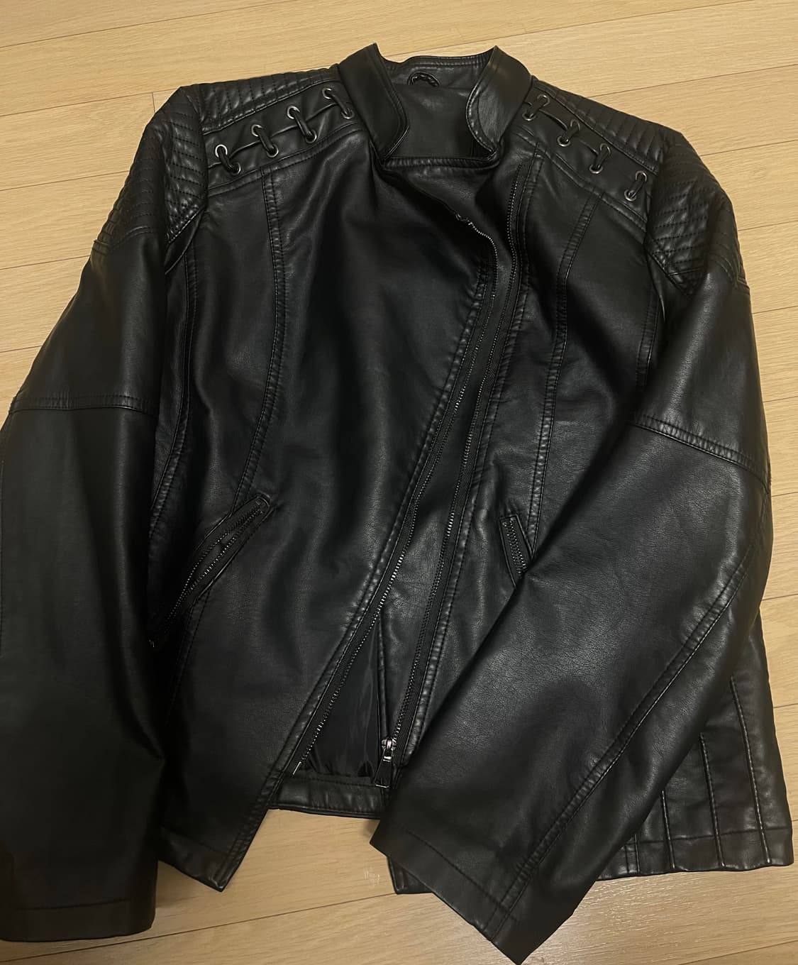 Vintage leather jacket 상품이미지1