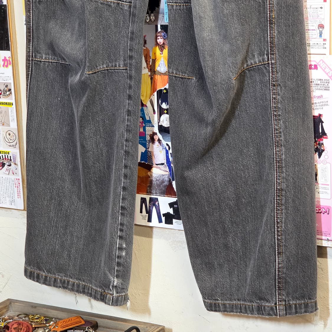 피코 빈티지 카고 그레이 데님 팬츠 상품이미지8