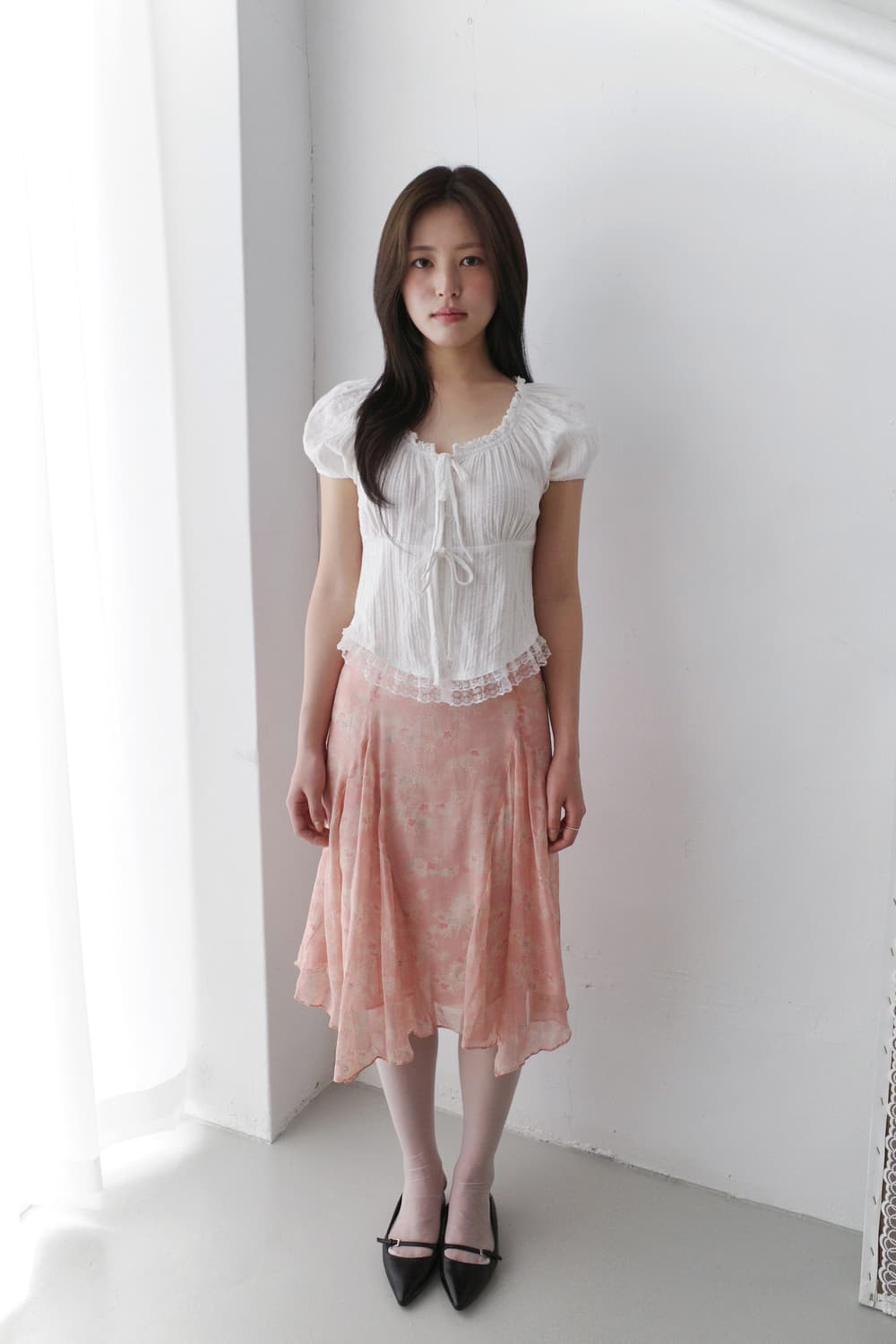 jillstuart) flower tuck skirt 상품이미지5
