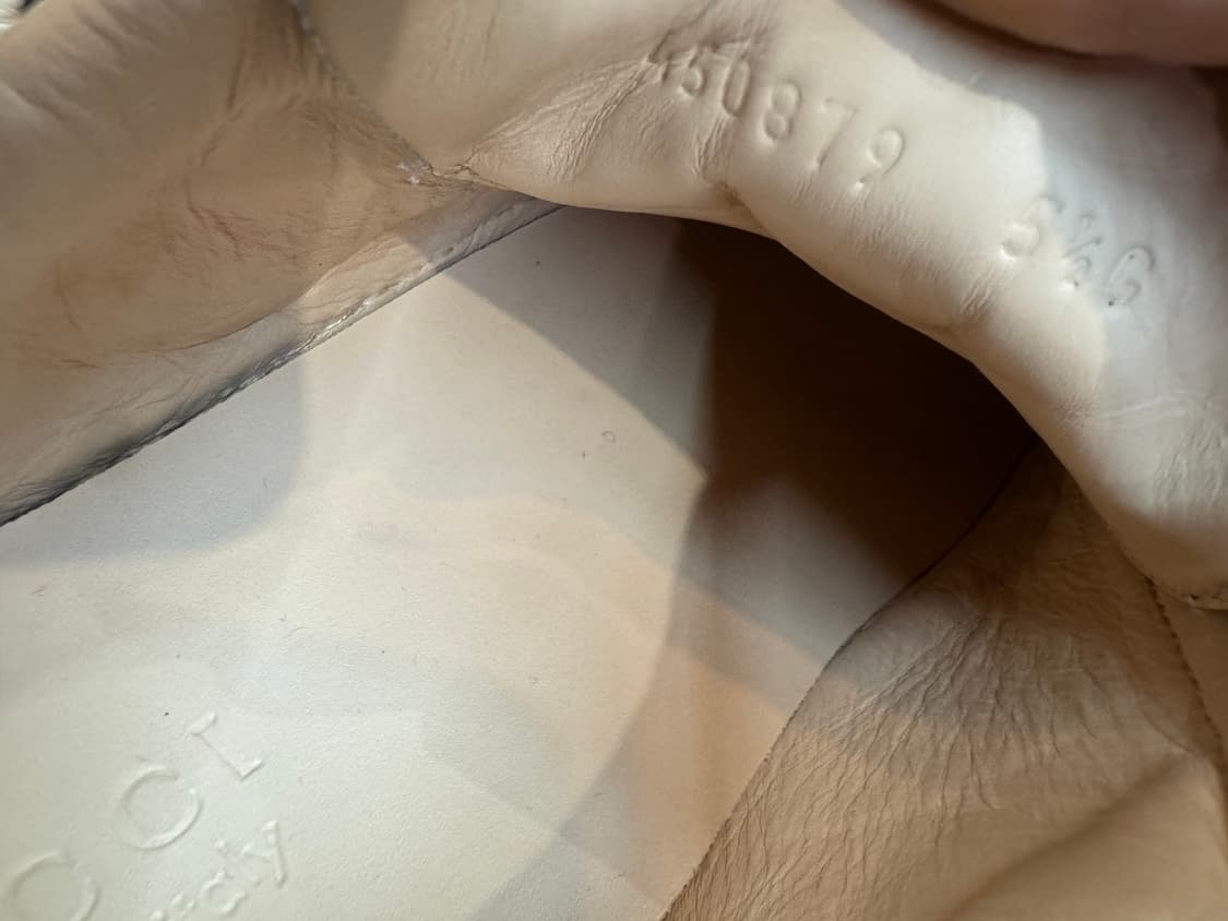 구찌 플로럴 자수 데님 에이스 빈티지 스니커즈 245~250 상품이미지7