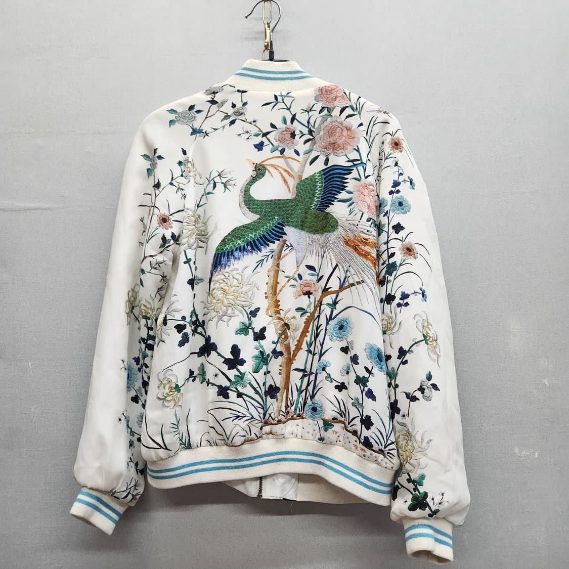 자라 봉황 자수/플라워 패턴 스카잔 자켓 XS(M) 상품이미지1