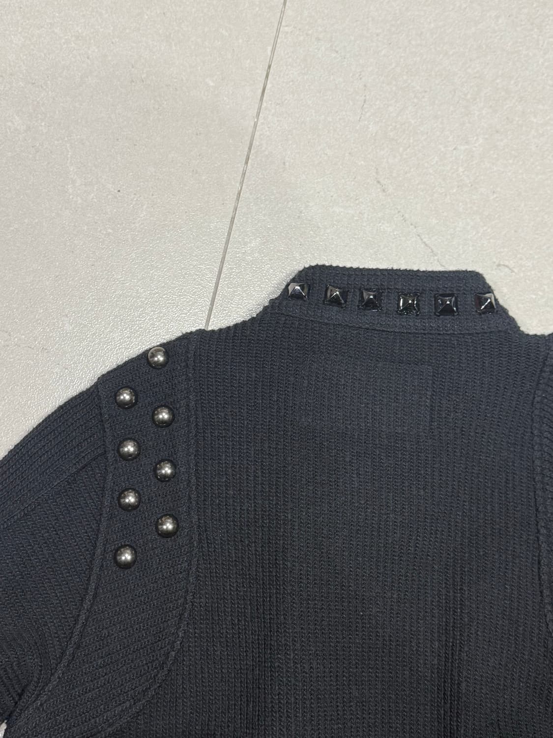 히스테릭 글래머 아카이브 스터드 폭탄 면 라이더 자켓 상품이미지6