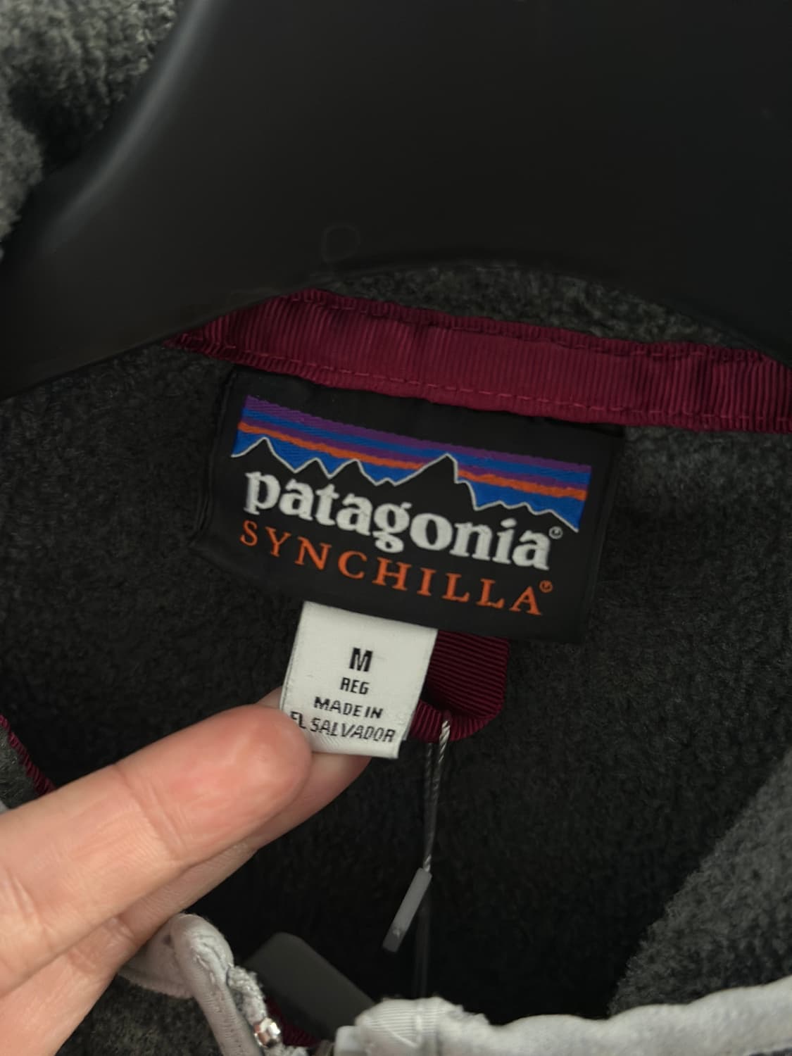 파타고니아 신칠라 그레이 플리스 후드집업  상품이미지8