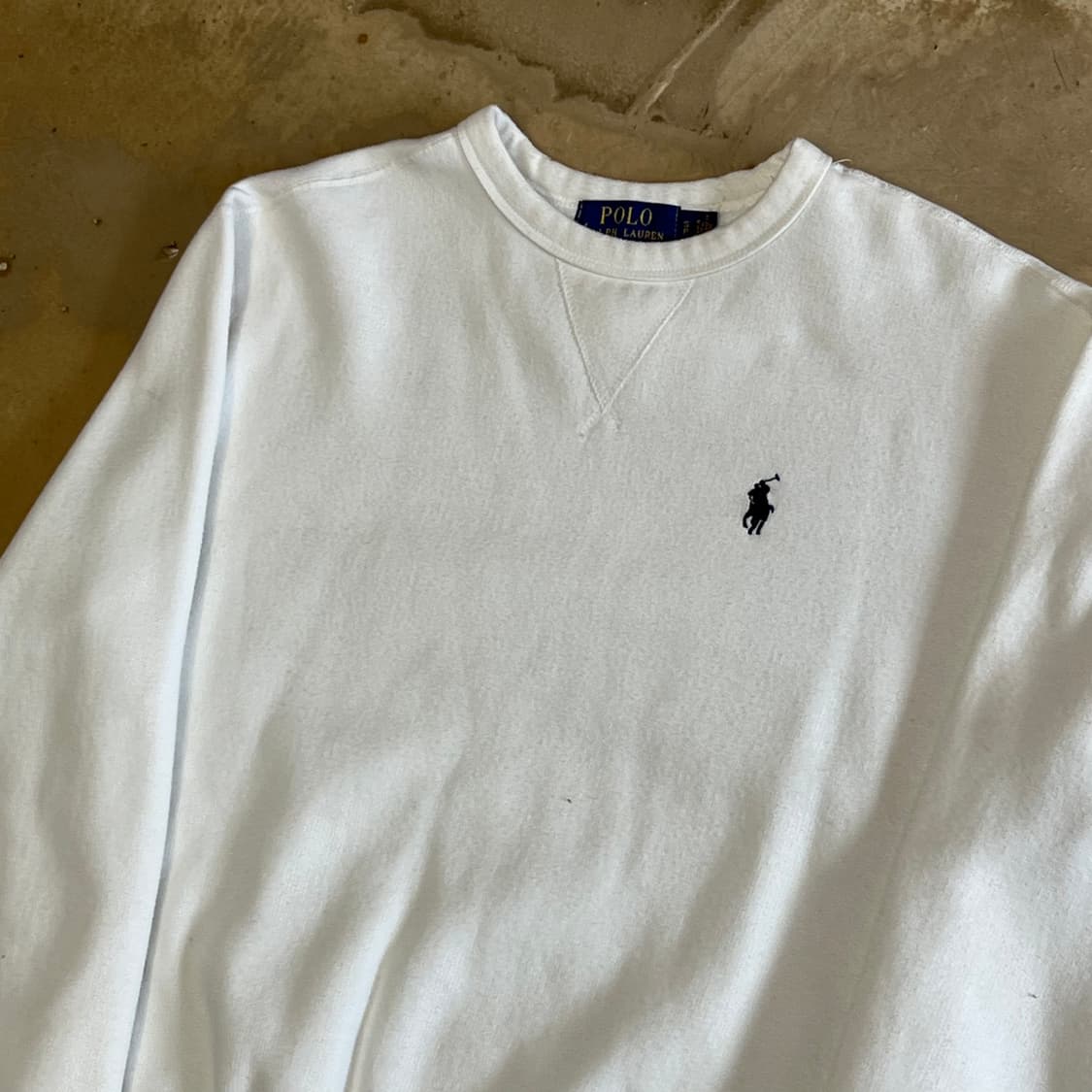 S 폴로랄프로렌 화이트 맨투맨 상품이미지1