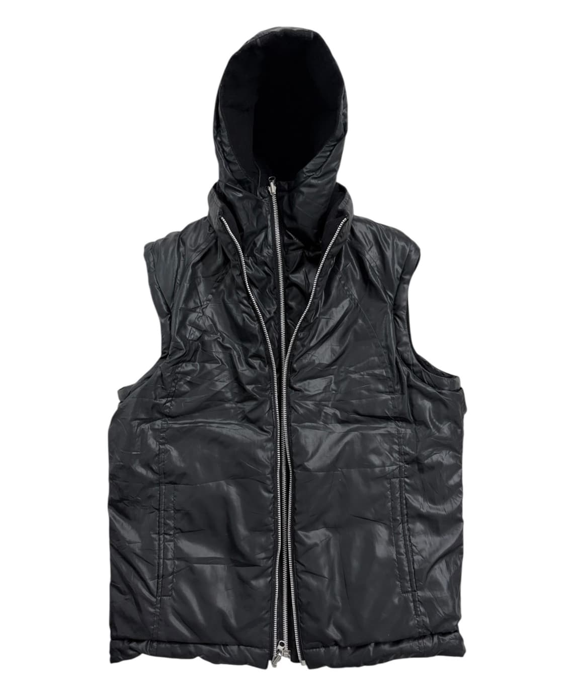 ppfm 레이어드 리버시블 울 나일론 베스트 상품이미지9