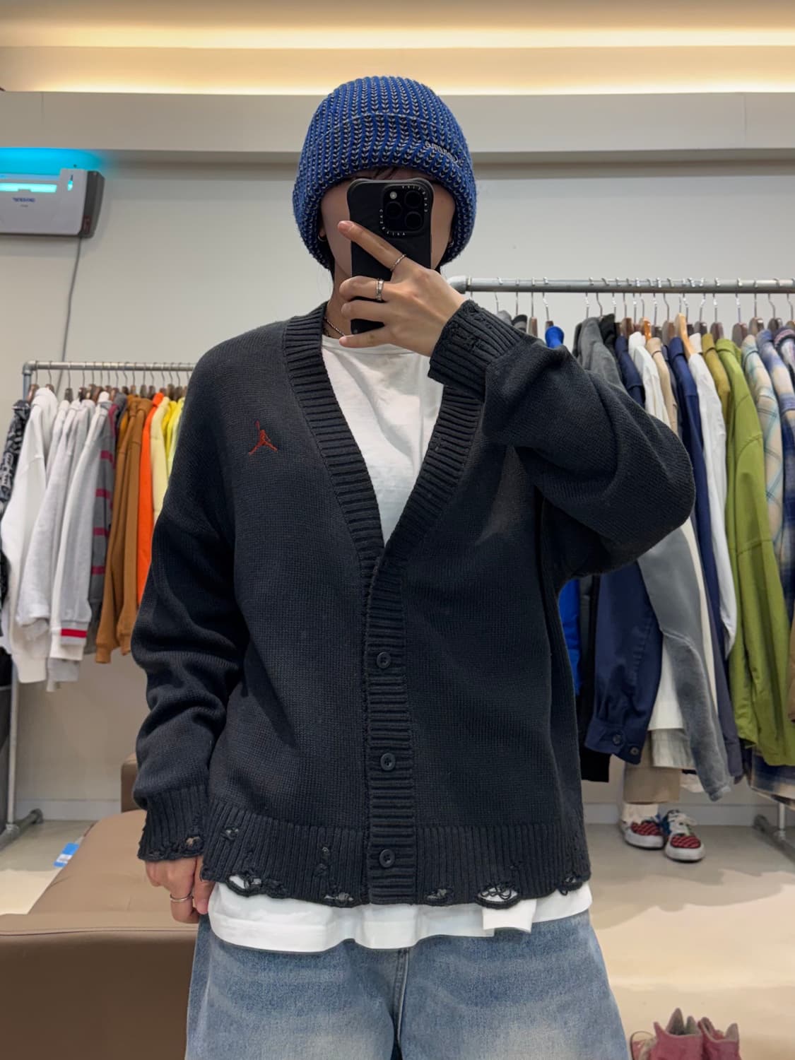 나이키 조던 디스트레스드 가디건 상품이미지5