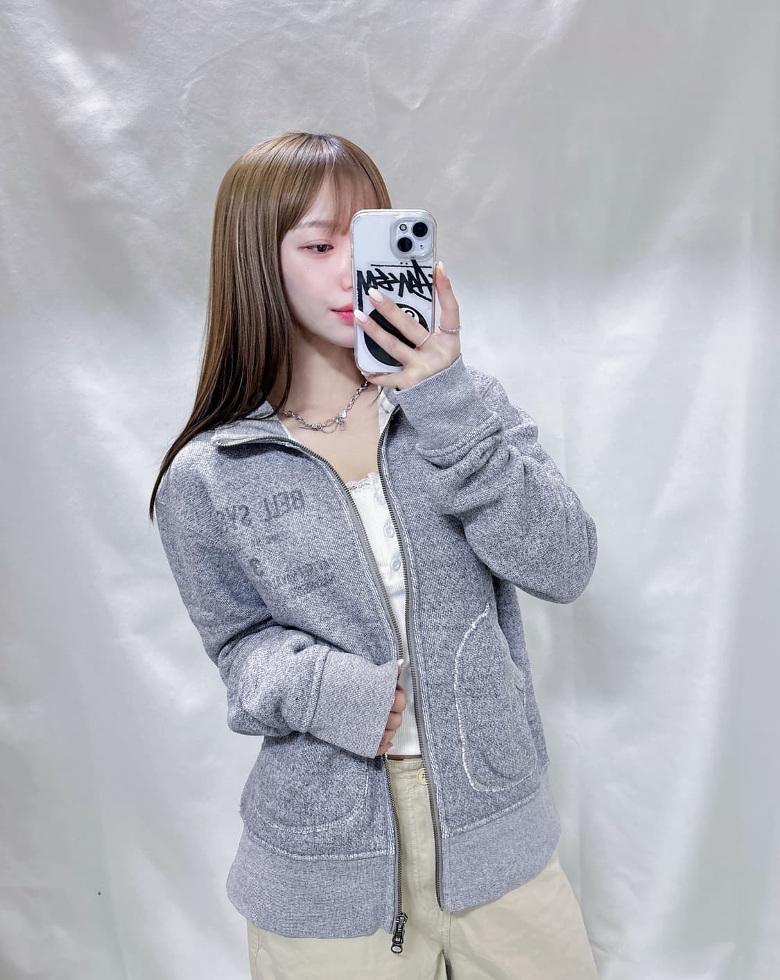 아비렉스 US NAVY 투웨이 코튼 집업 상품이미지1