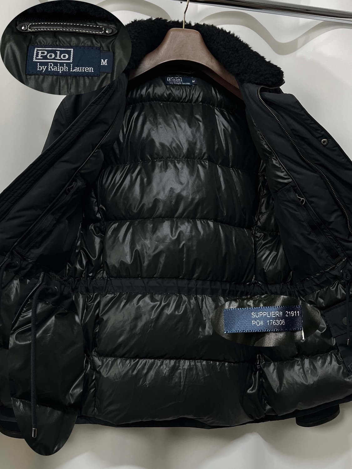 폴로 랄프로렌 말라드덕 시어링 보머 매키노 다운 필드자켓 상품이미지3