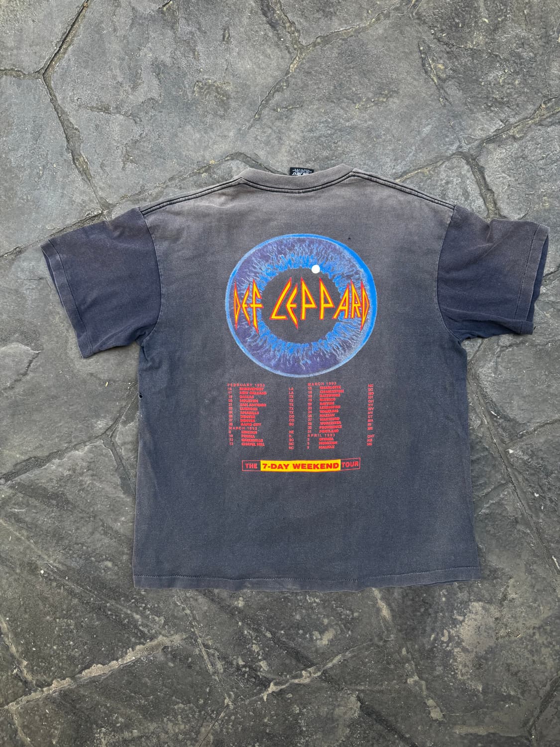 90’s 데프레파드 투어 밴드 티셔츠 상품이미지2