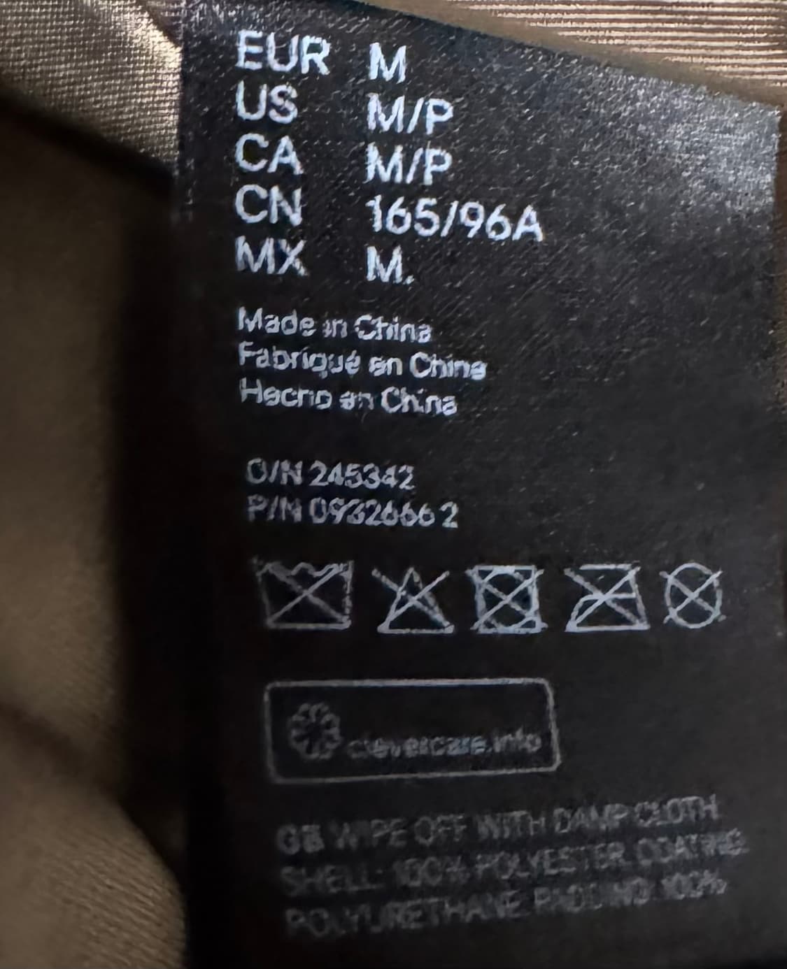 H&M 비스코스 레더 자켓 상품이미지9