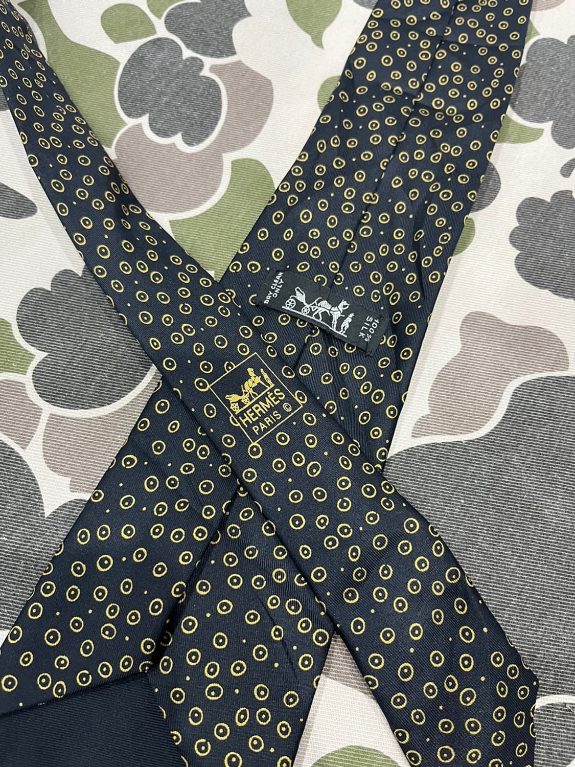 HERMES 에르메스 실크 넥타이 Made in FRANCE 상품이미지1