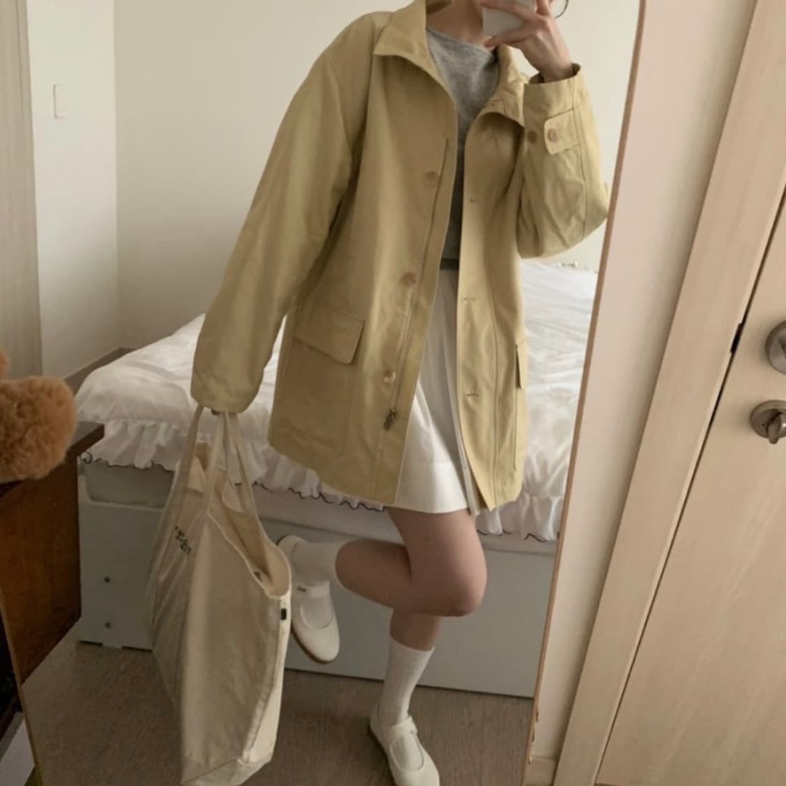 더바넷 다포딜 스탠드 칼라 버버리 코트 상품이미지2