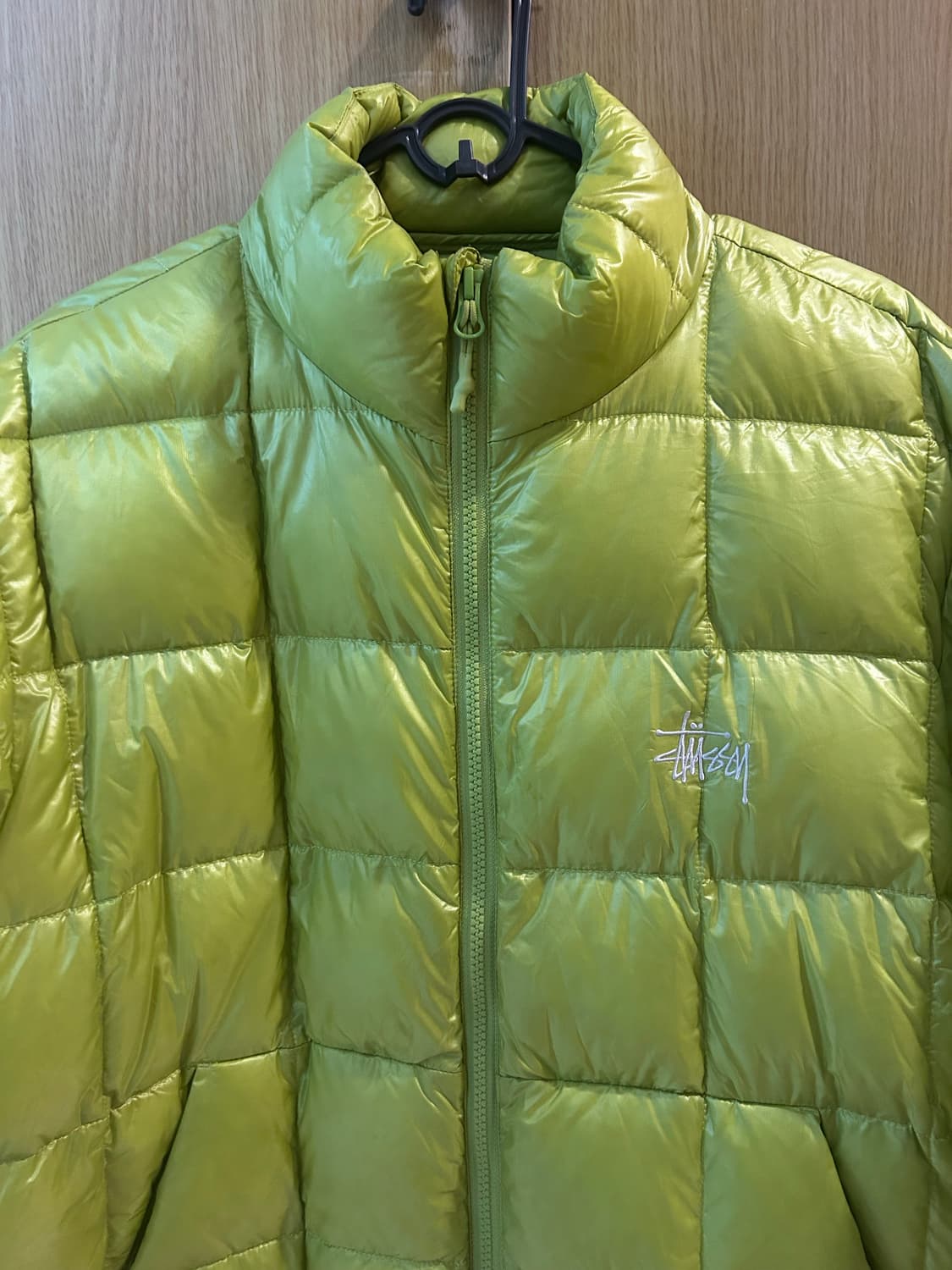 Stussy 스투시 미드웨이트 푸퍼 라임 상품이미지2