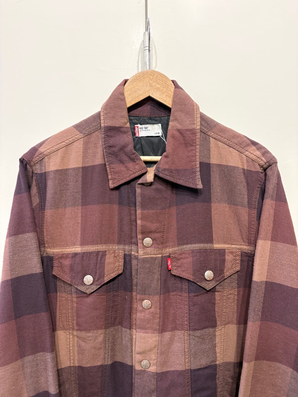 리바이스 레드탭 플란넬 스냅 셔츠 상품이미지4