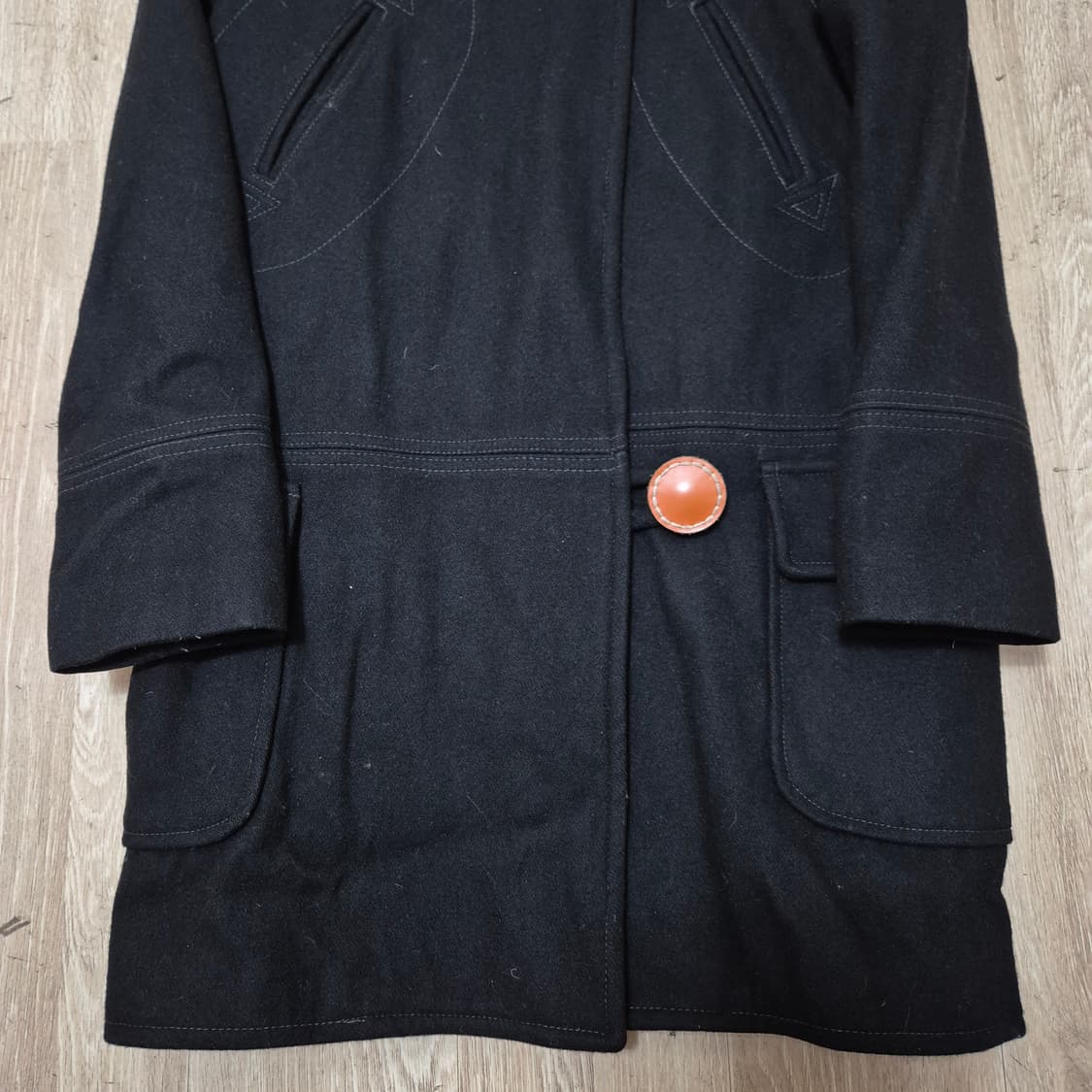 끌로에 빈티지 여성 클래식 울 더플 코트 36(구55) 상품이미지3