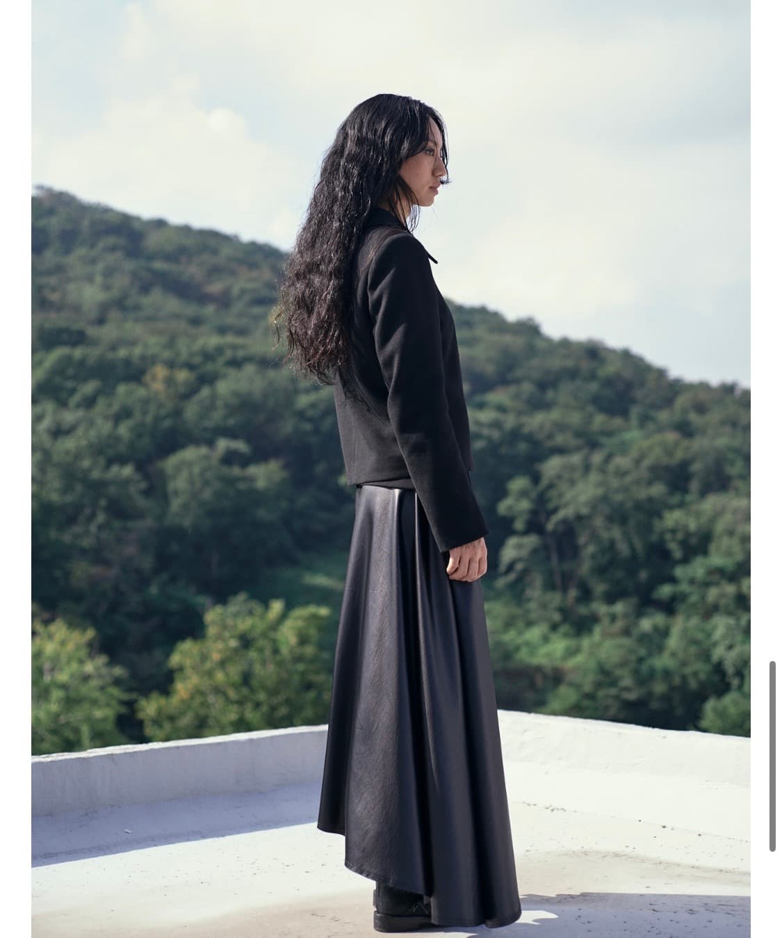 Pula 뿔라 더블 자켓 블랙 상품이미지5