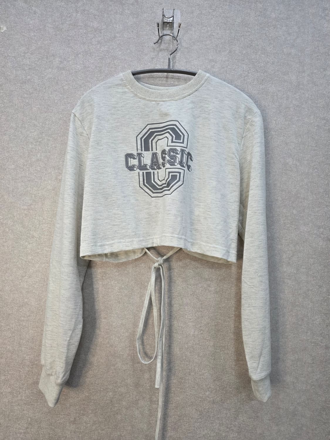 CIDER 샵사이다 크롭 스트링 티셔츠 상품이미지1