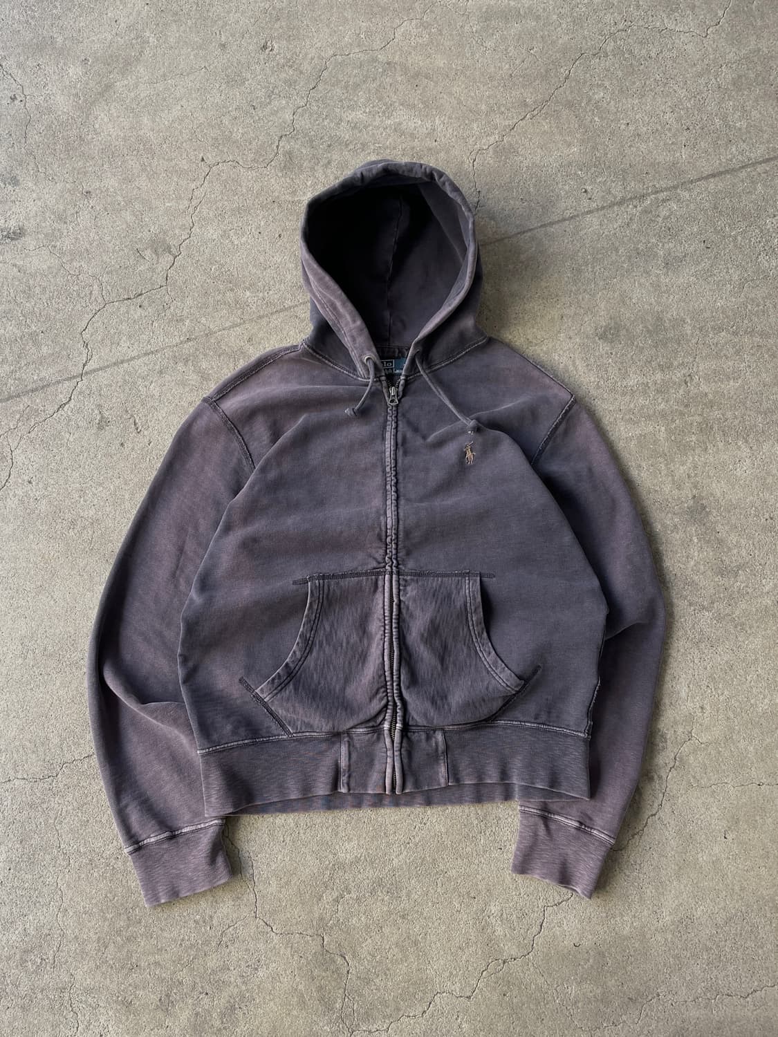 Polo Ralph Lauren Faded Navy Hood zip 상품이미지2