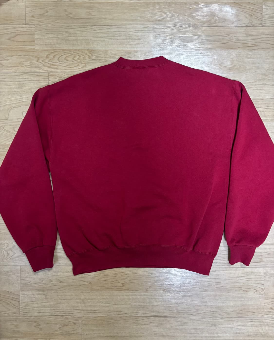 러셀 맨투맨 레드 L 상품이미지2