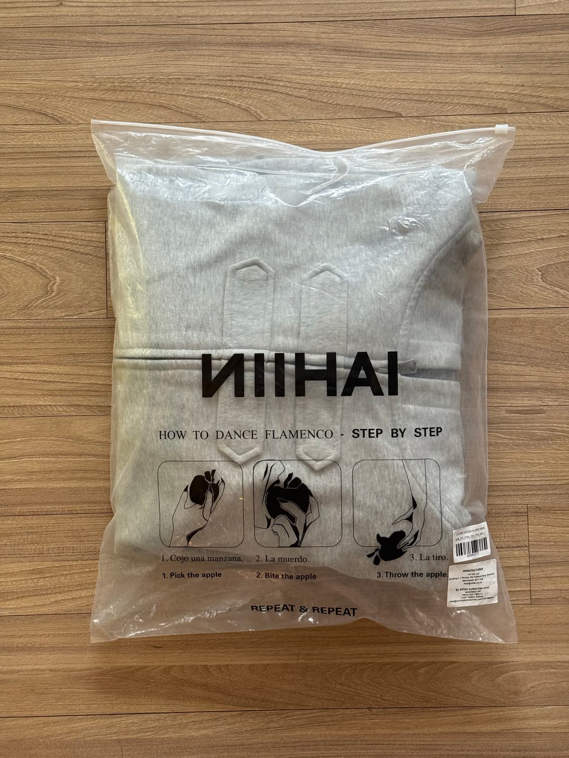 니하이 그레이후드 L사이즈 상품이미지1