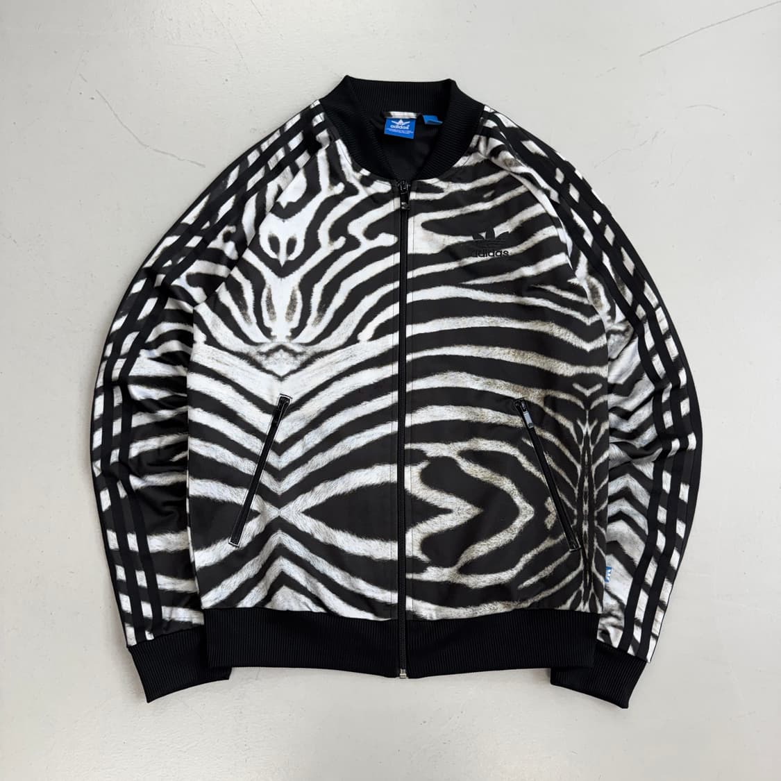 아디다스 지브라 빅로고 파이어버드 슈퍼스타 트랙탑 져지 상품이미지2