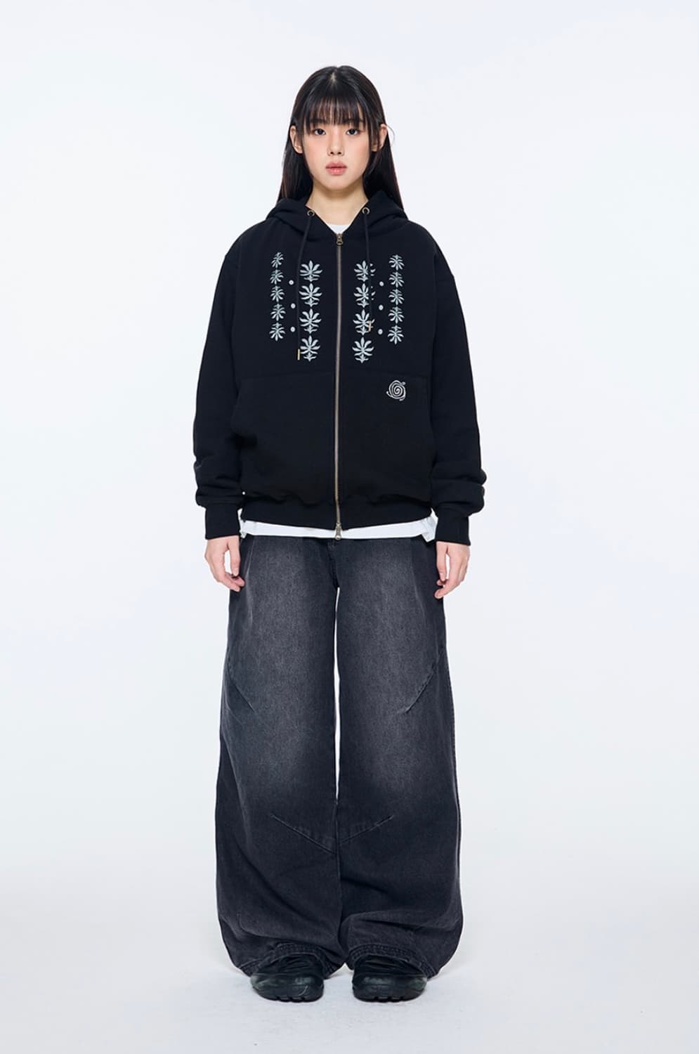 TCM starfish denim pants (black) 상품이미지4