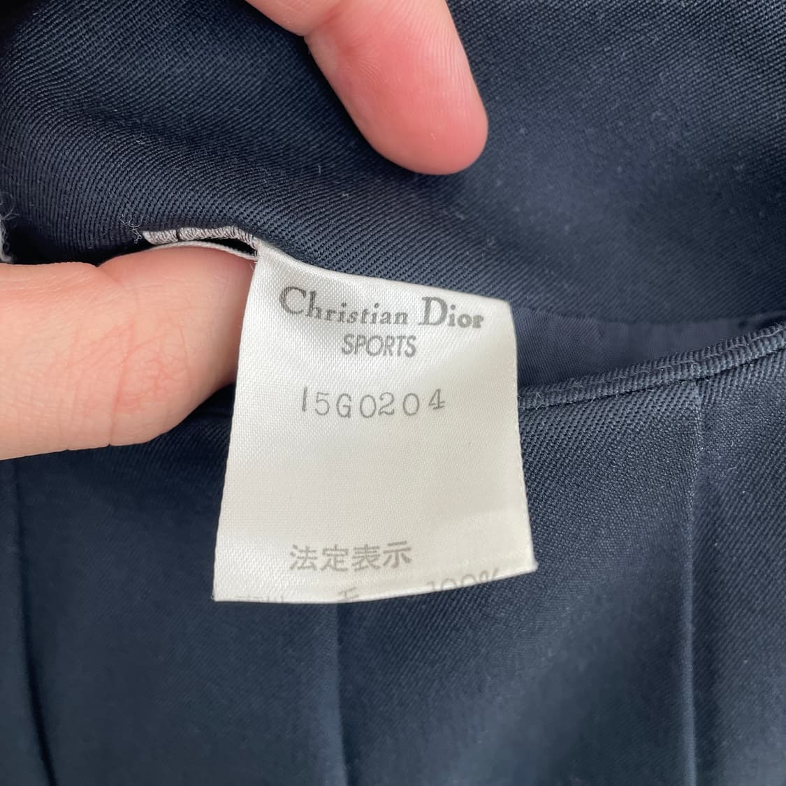 크리스찬 디올 블랙 플리츠 미니 스커트 상품이미지5