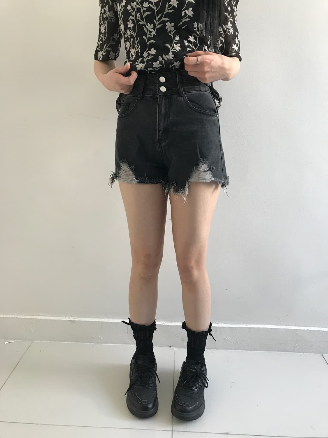 Back v corset blouse 상품이미지7