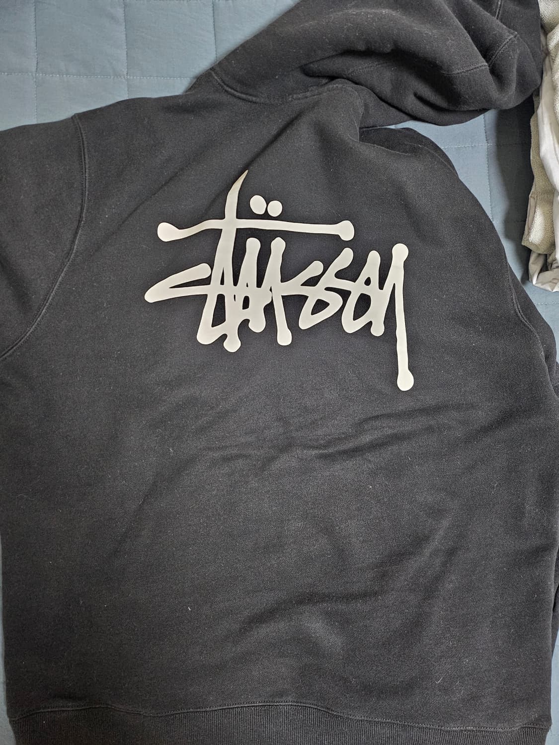 (홍대 하이츠스토어 구매) 스투시 베이직 기모 후드티 XL 상품이미지2