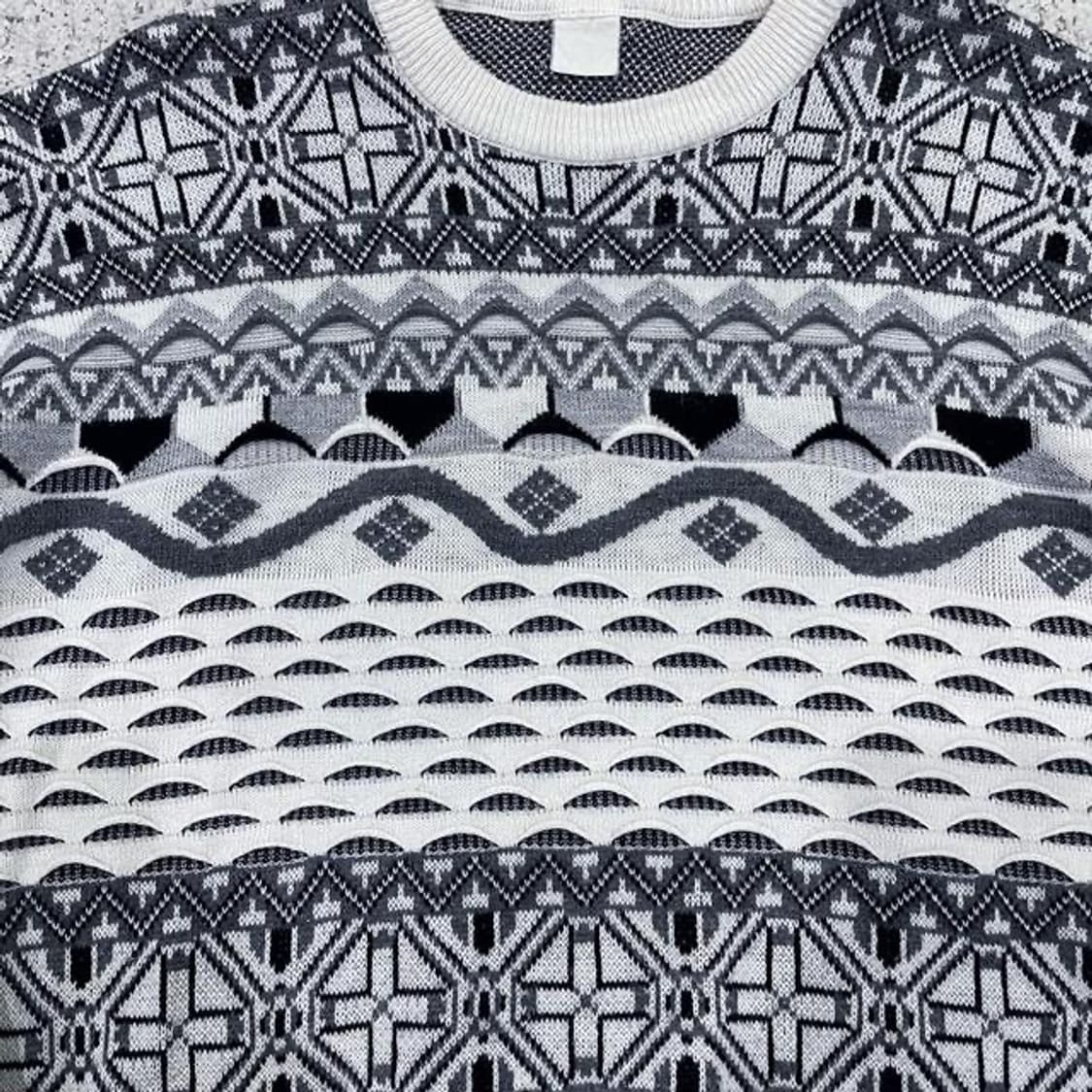 90's 입체 니트 (XL)  상품이미지3
