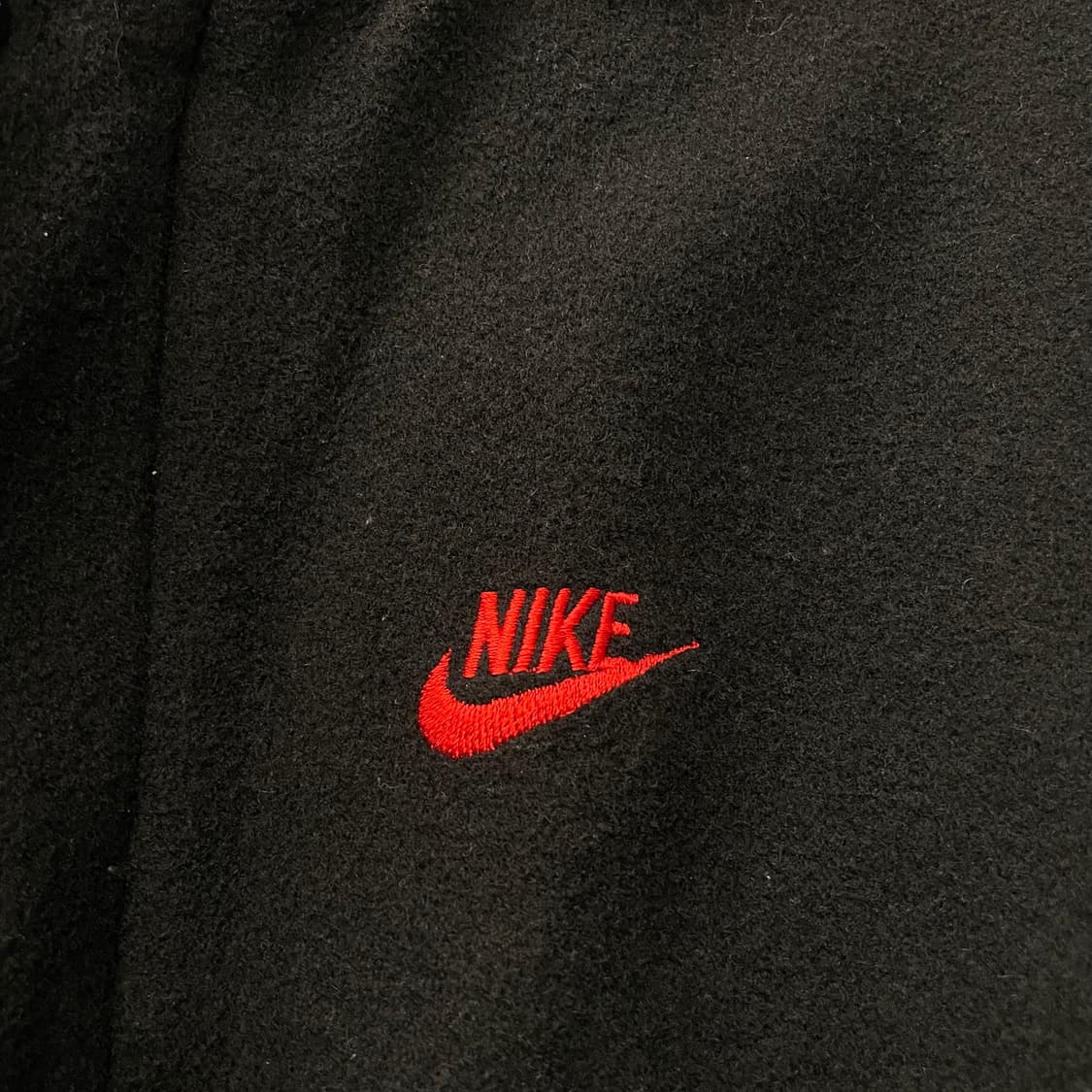 90s 나이키 에어 울 바시티 레더 암 후면 빅 스우시 자켓 상품이미지4