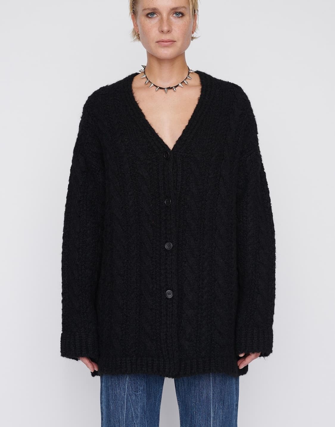 아워레가시 미드라인 가디건 2way 36사이즈 상품이미지2