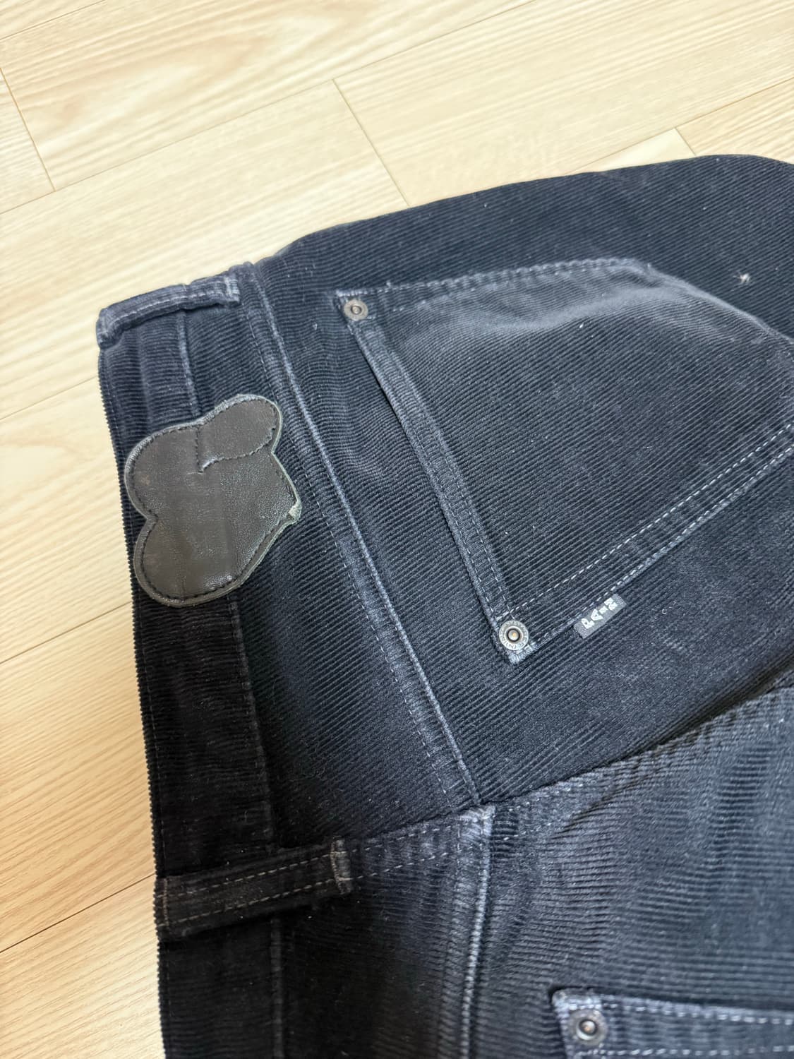 넘버나인 06noir 사이드지퍼 코듀로이 진 상품이미지5