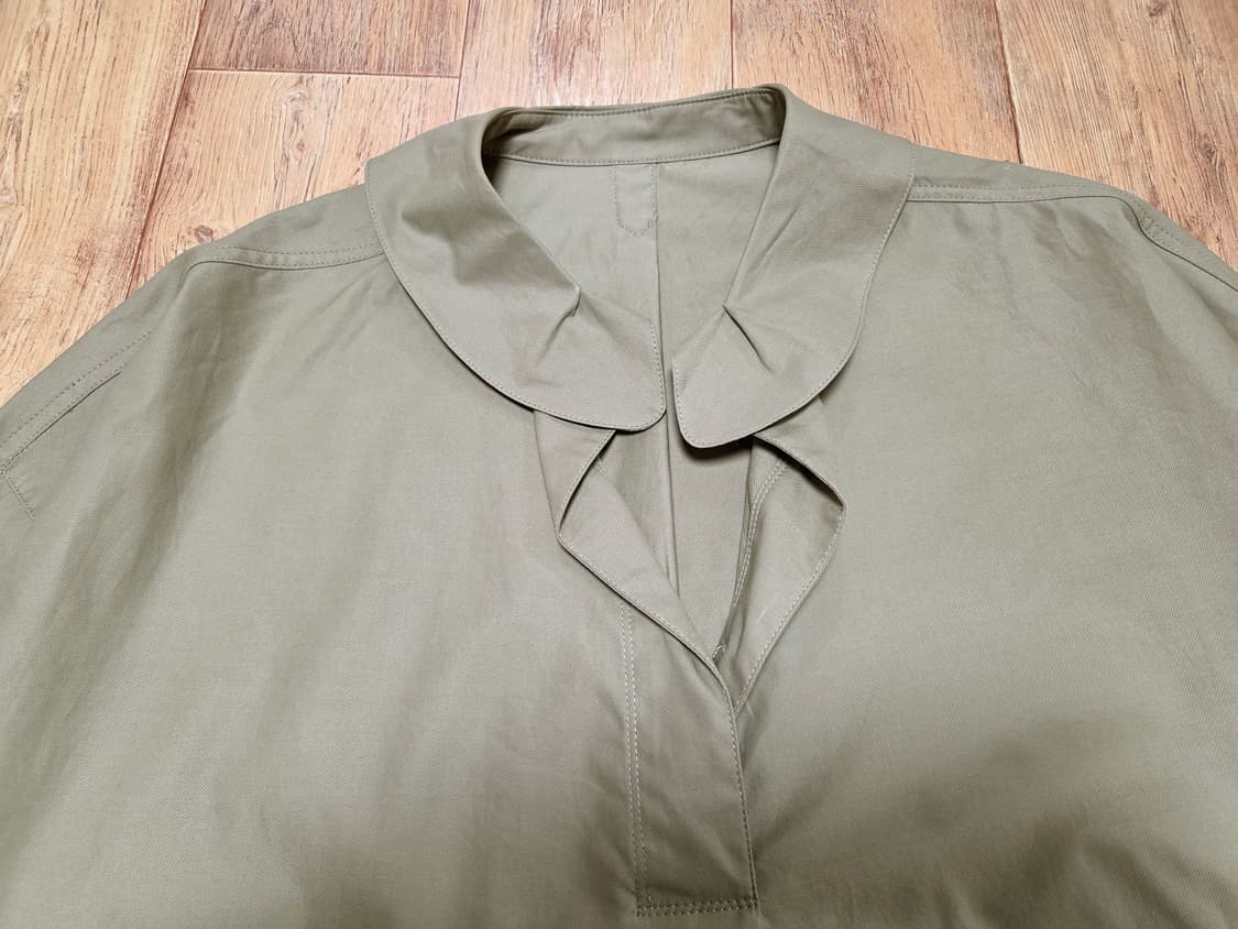 시스템(SYSTEM) 피터팬카라 커프스소매 블라우스 프리사이즈 상품이미지6