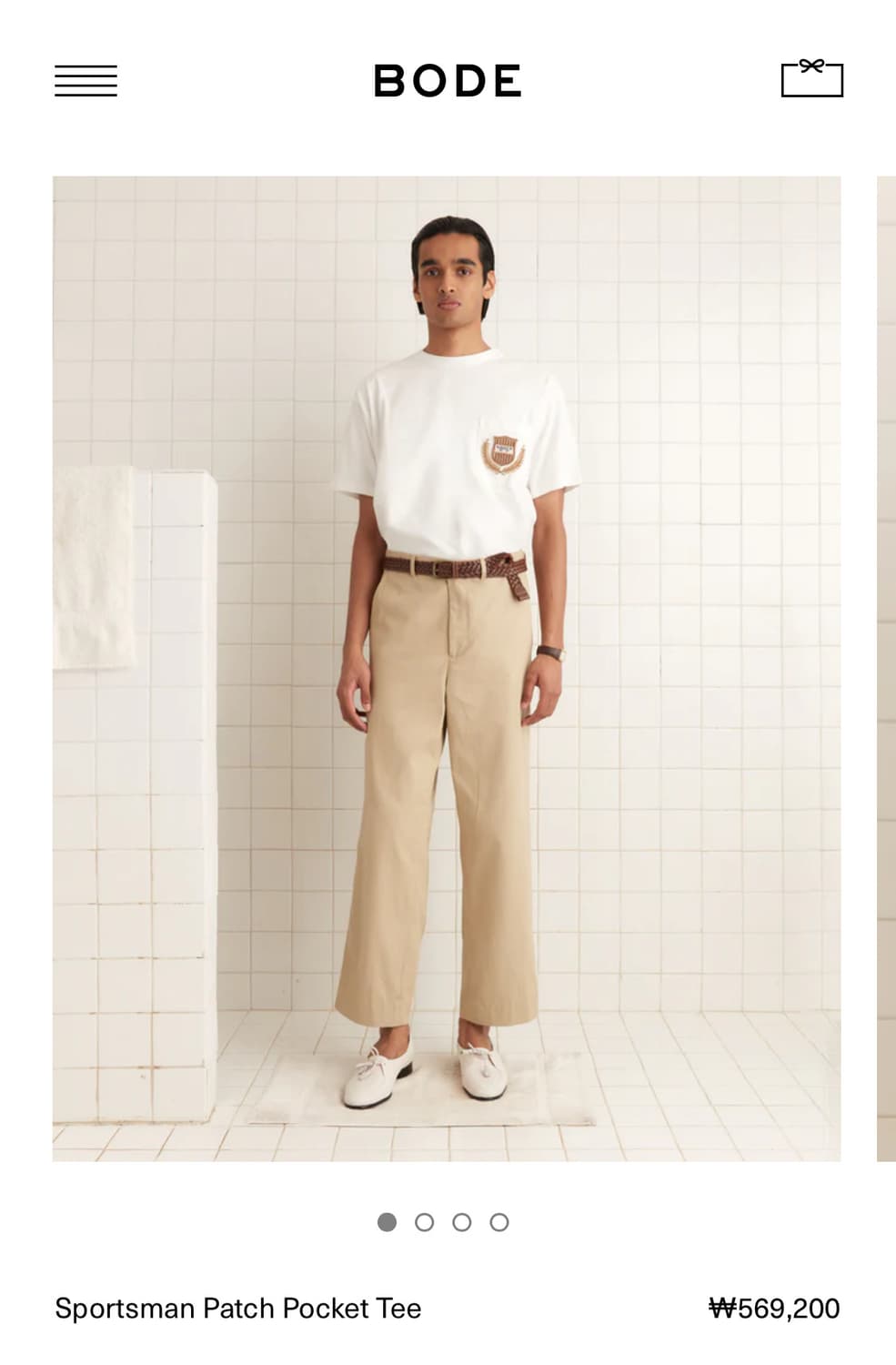 Bode Sportsman Patch Pocket Tee 상품이미지1