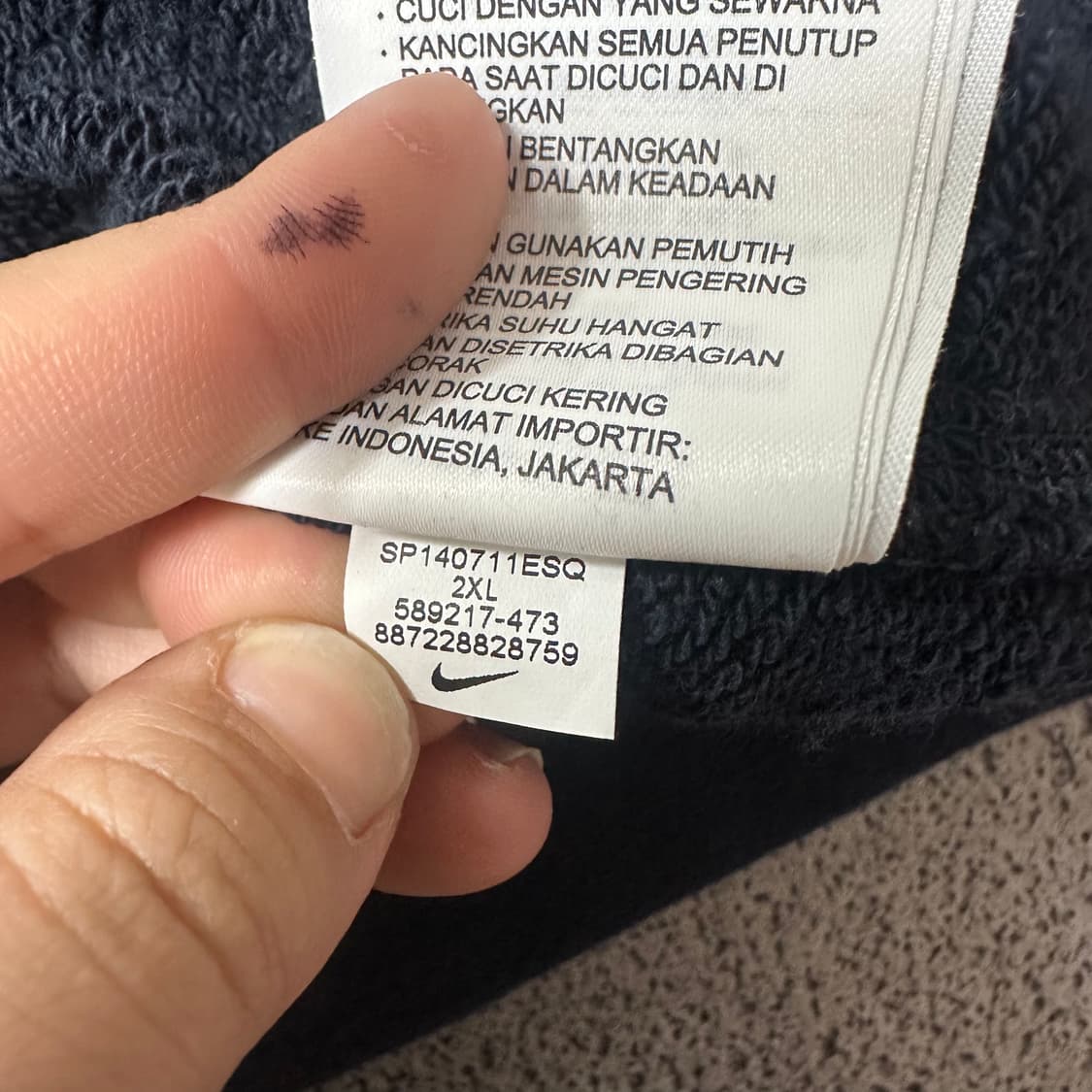 ✨ (바배) 나이키 USATF 빅프린팅 후드 집업 상품이미지5